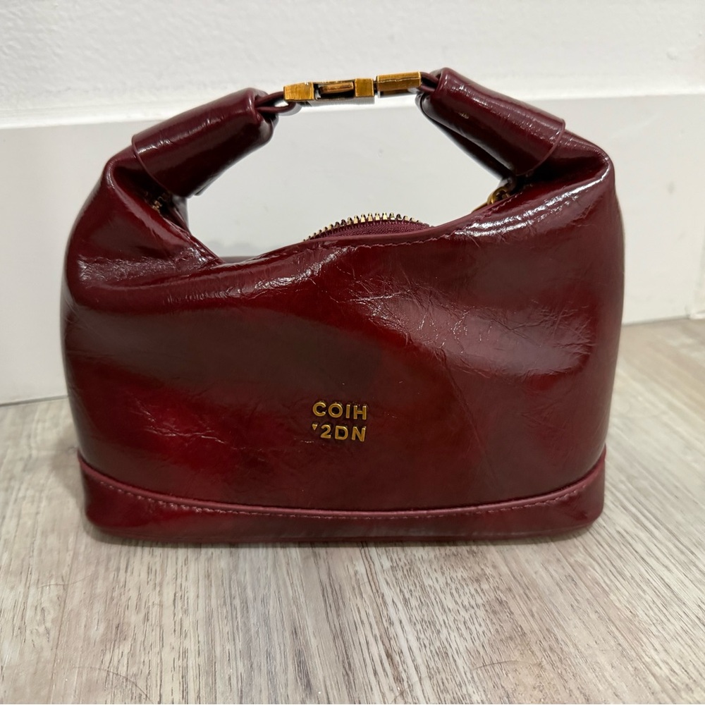 Burgundy Leather Women's Bag